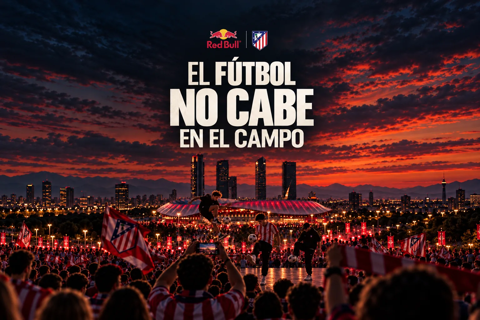 Cartel del concepto académico independiente: El fútbol no cabe en el campo